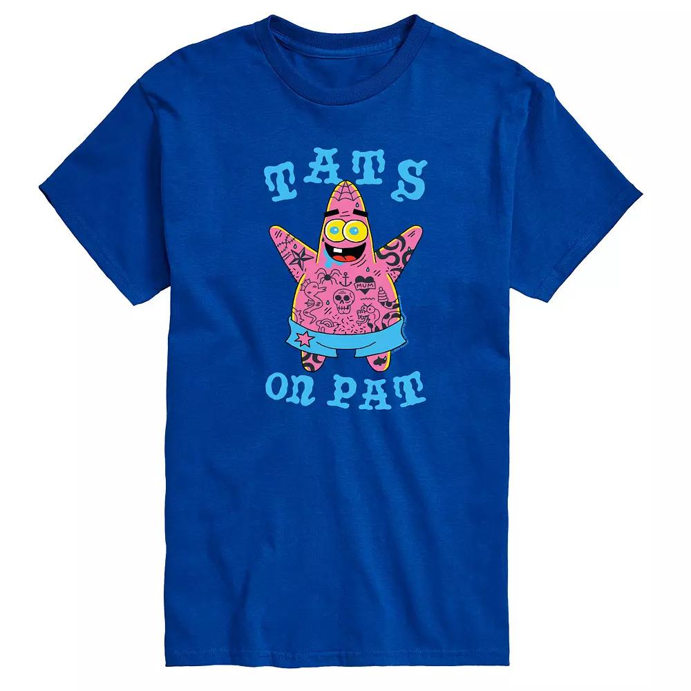 Men's SpongeBob SquarePants Tats on Pat Graphic Tee,  Product Image