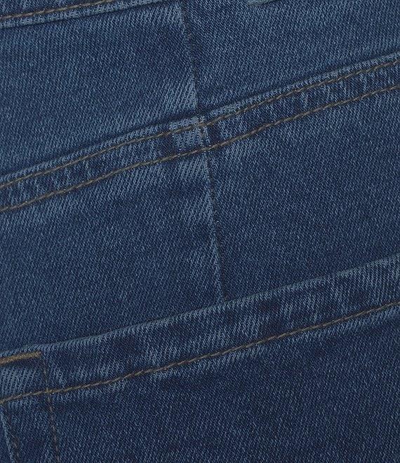 Prosperity Denim Mid Rise Frayed Hem Barrel Jeans Product Image