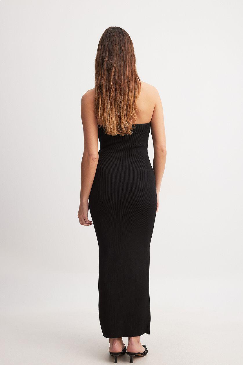Fine Knitted High Slit Tube Dress Product Image
