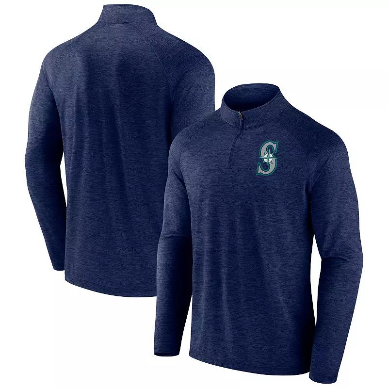 Men's Profile Black Chicago White Sox Big & Tall Raglan Quarter-Zip Top,  Product Image