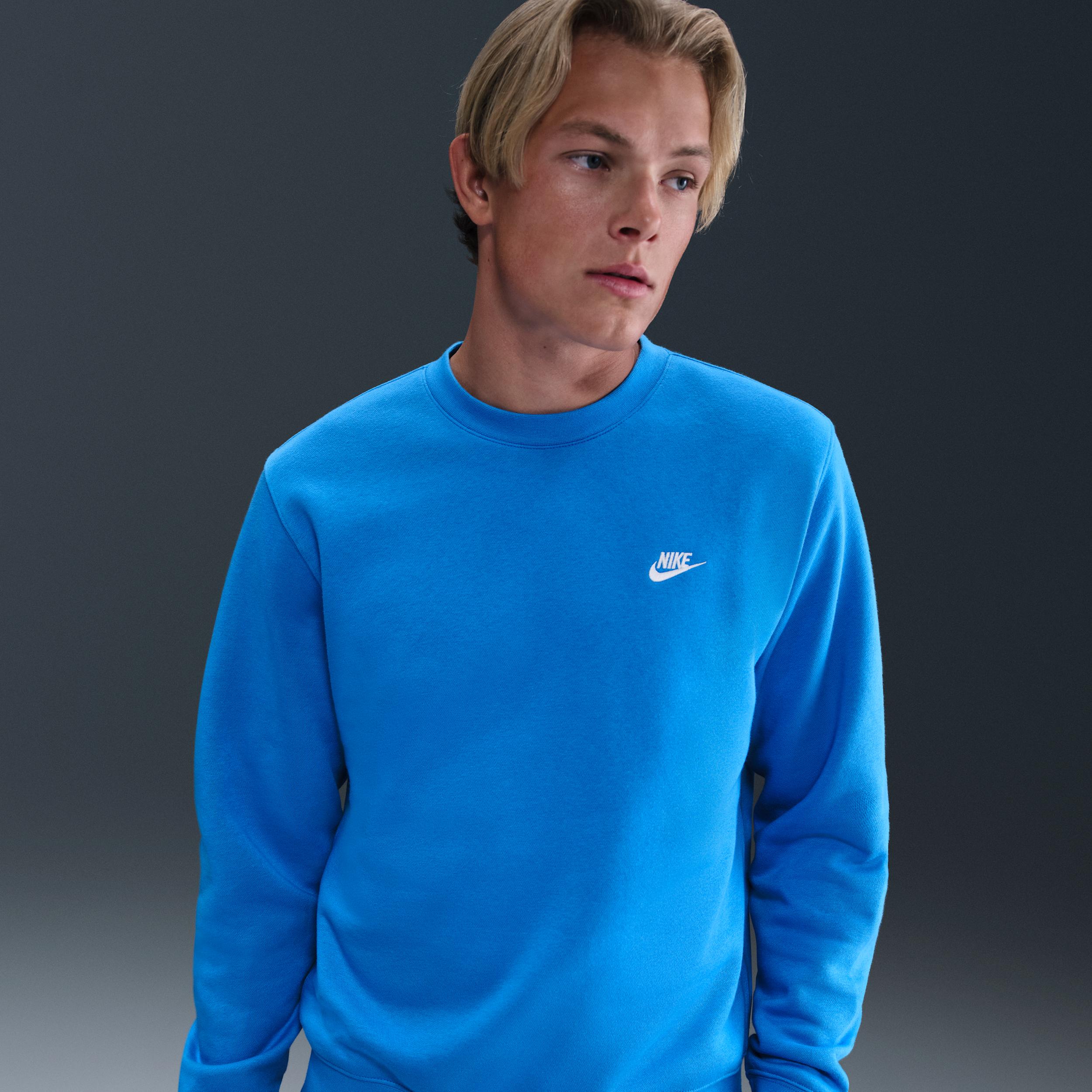 Nike Mens Club Fleece Crew | FN3886-435 Product Image