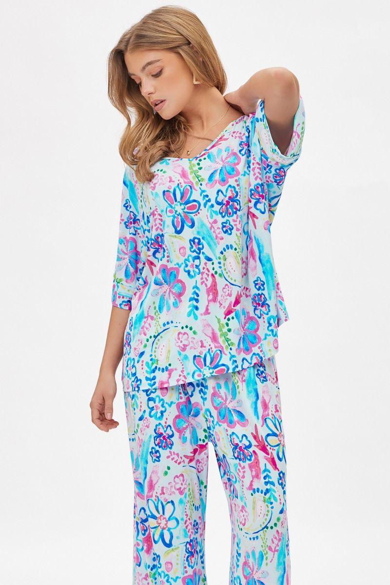 Dear Scarlett Cabana Set in Aqua Product Image