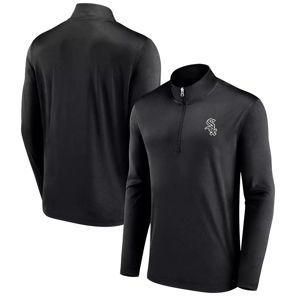 Men's Fanatics Branded Black Chicago White Sox Underdog Mindset Quarter-Zip Jacket,  Product Image