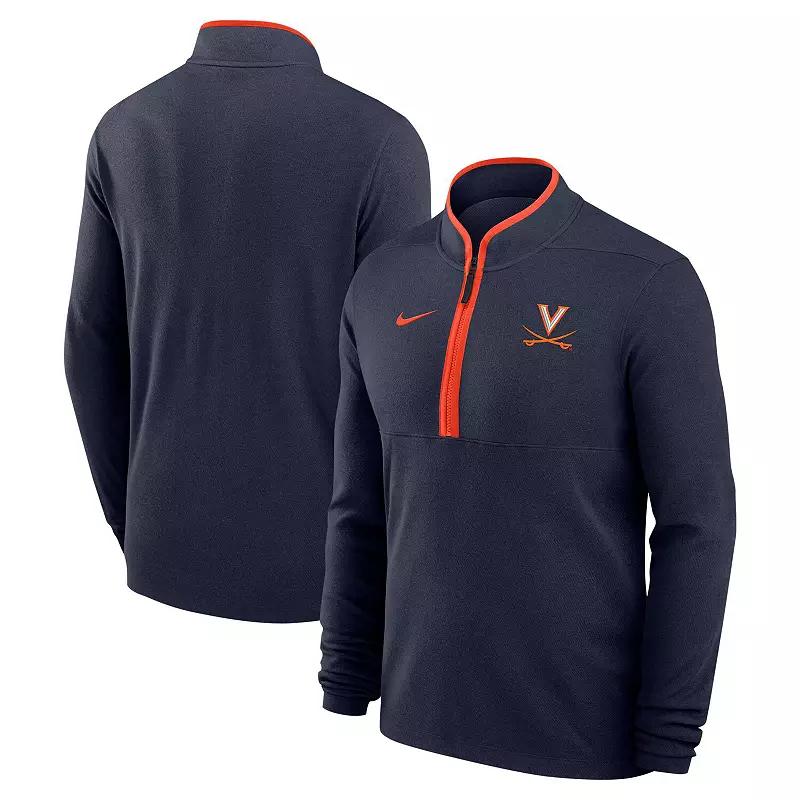 Men's Nike Navy Virginia Cavaliers Victory Performance Quarter-Zip Top,  Product Image