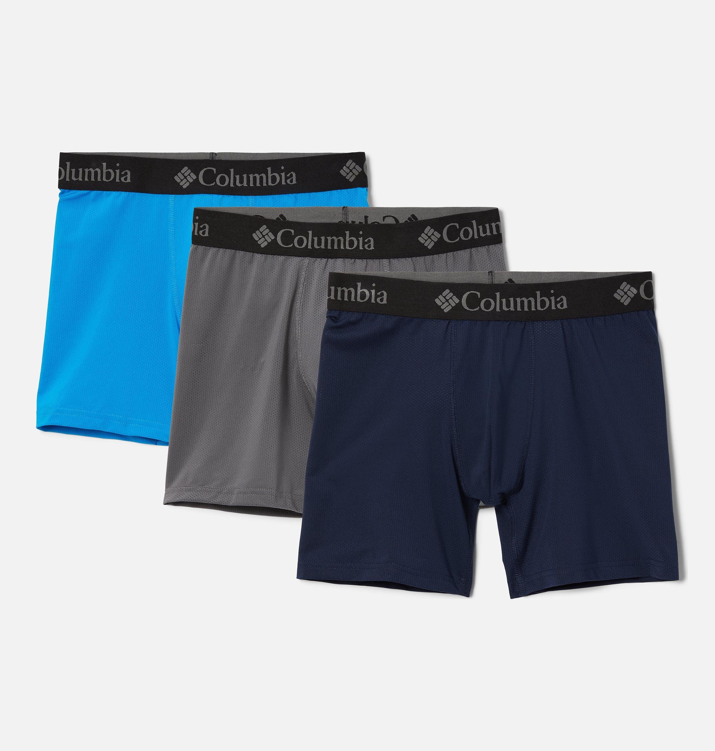 Columbia Mens Allover Mesh Boxer Briefs - 3 Pack- Product Image
