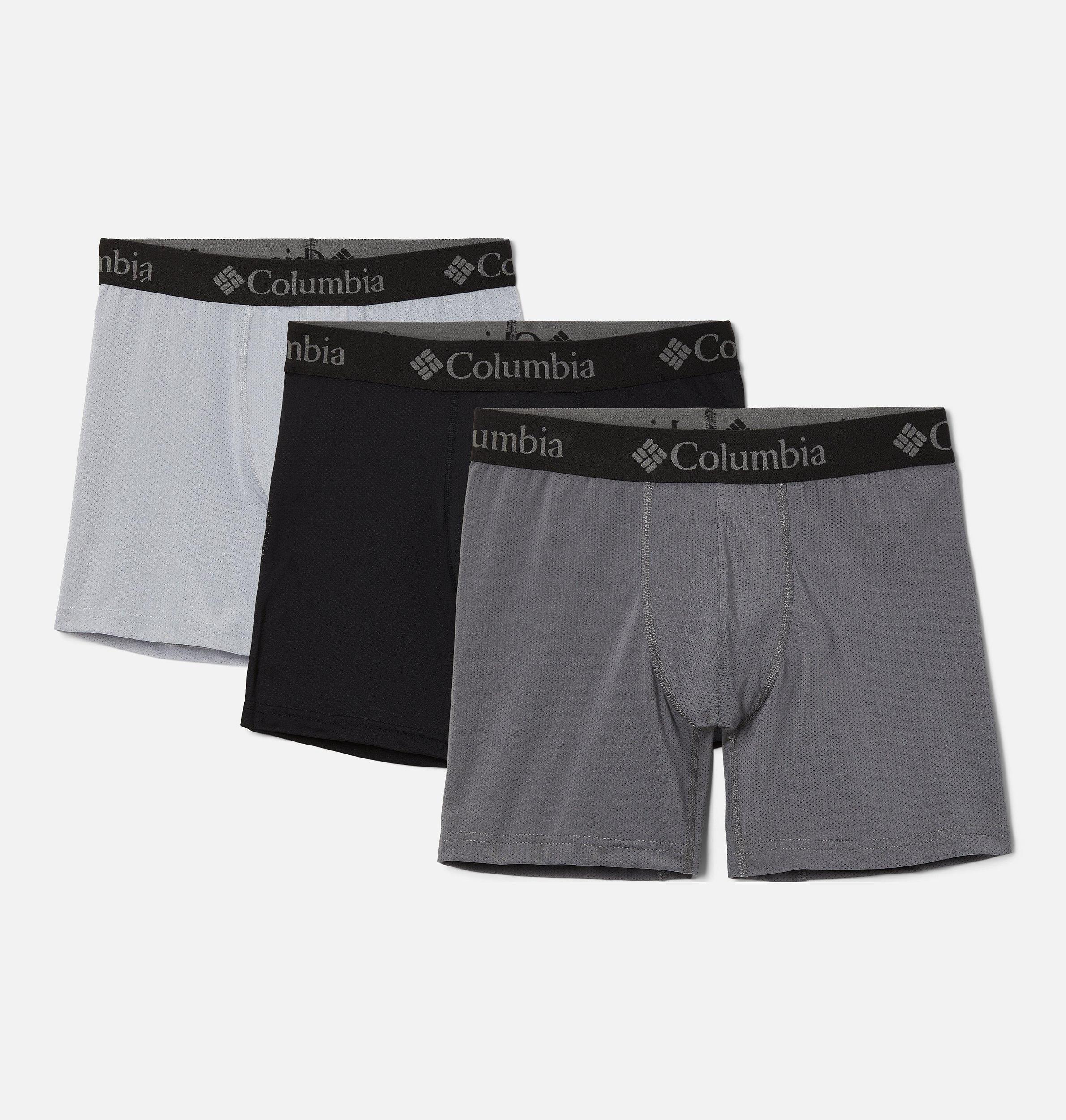 Columbia Mens Allover Mesh Boxer Briefs - 3 Pack- Product Image