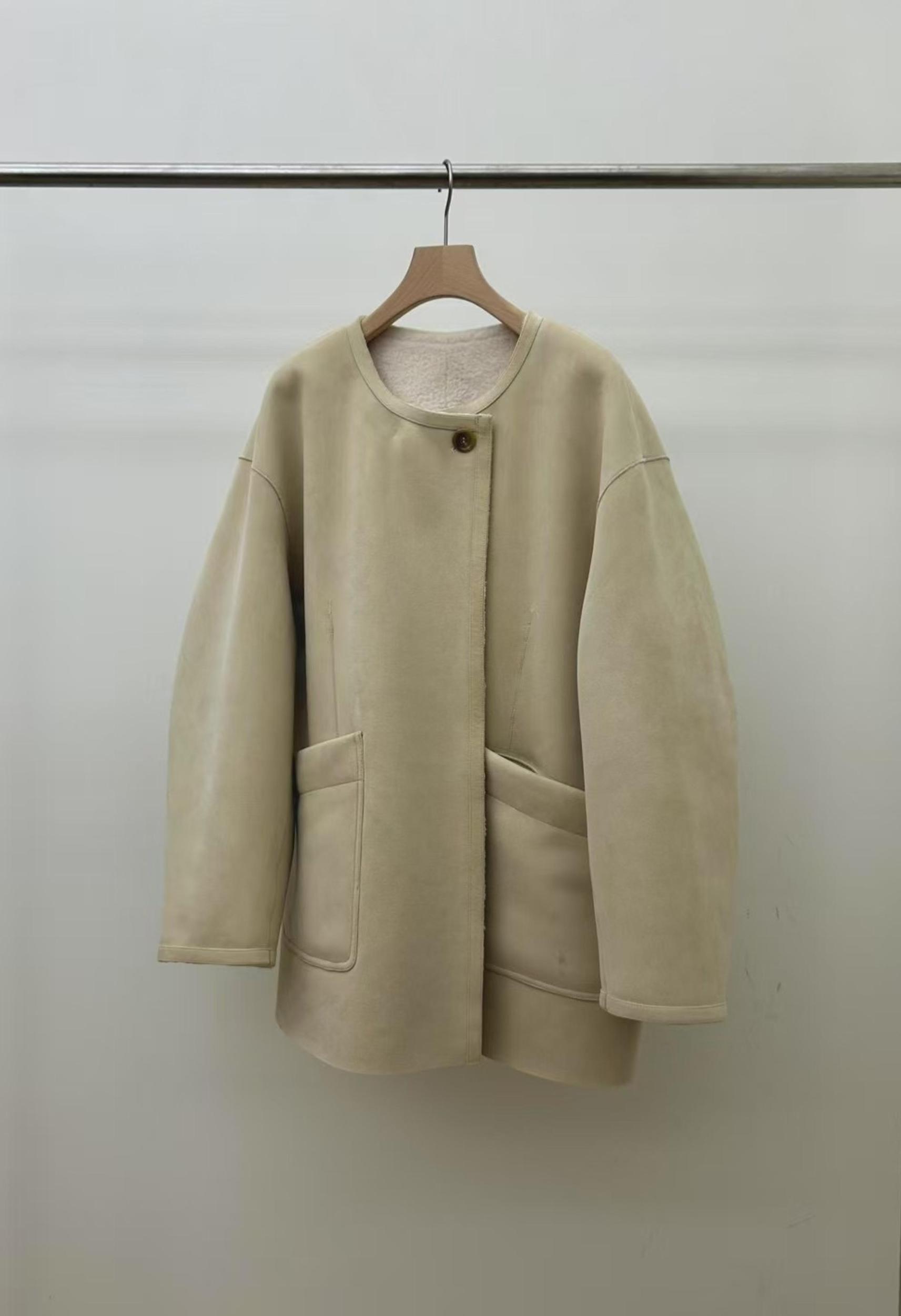 Rose Reversible Shearling Jacket Product Image