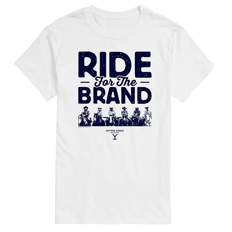 Big & Tall Yellowstone Ride For The Brand Graphic Tee, Men's,  Product Image