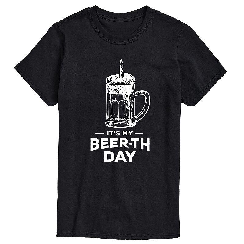 Big & Tall Its My Beer-th Day Graphic Tee, Mens Product Image