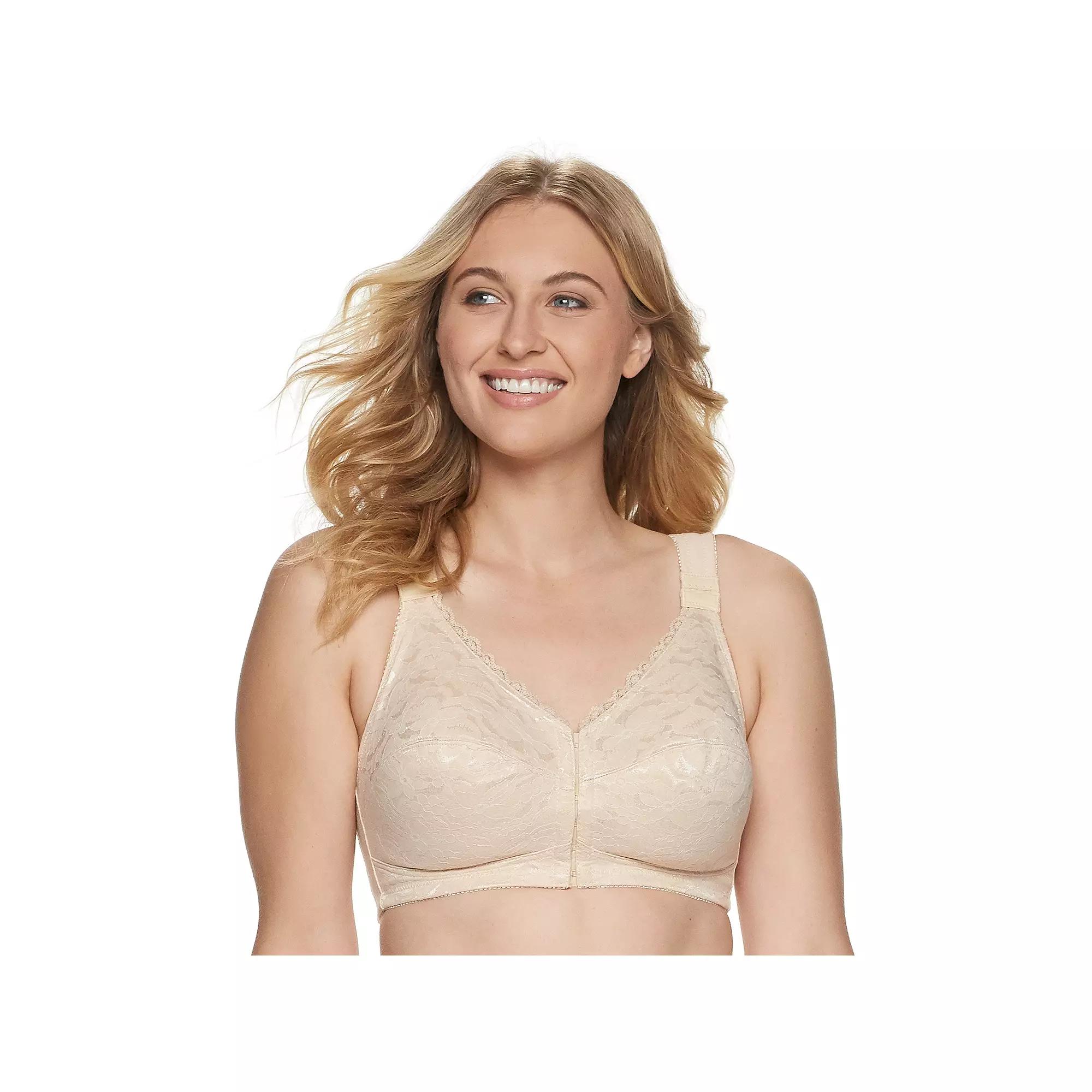 Lunaire Full Figure Front-Close Wireless Posture Bra 1628L, Women's,  Product Image