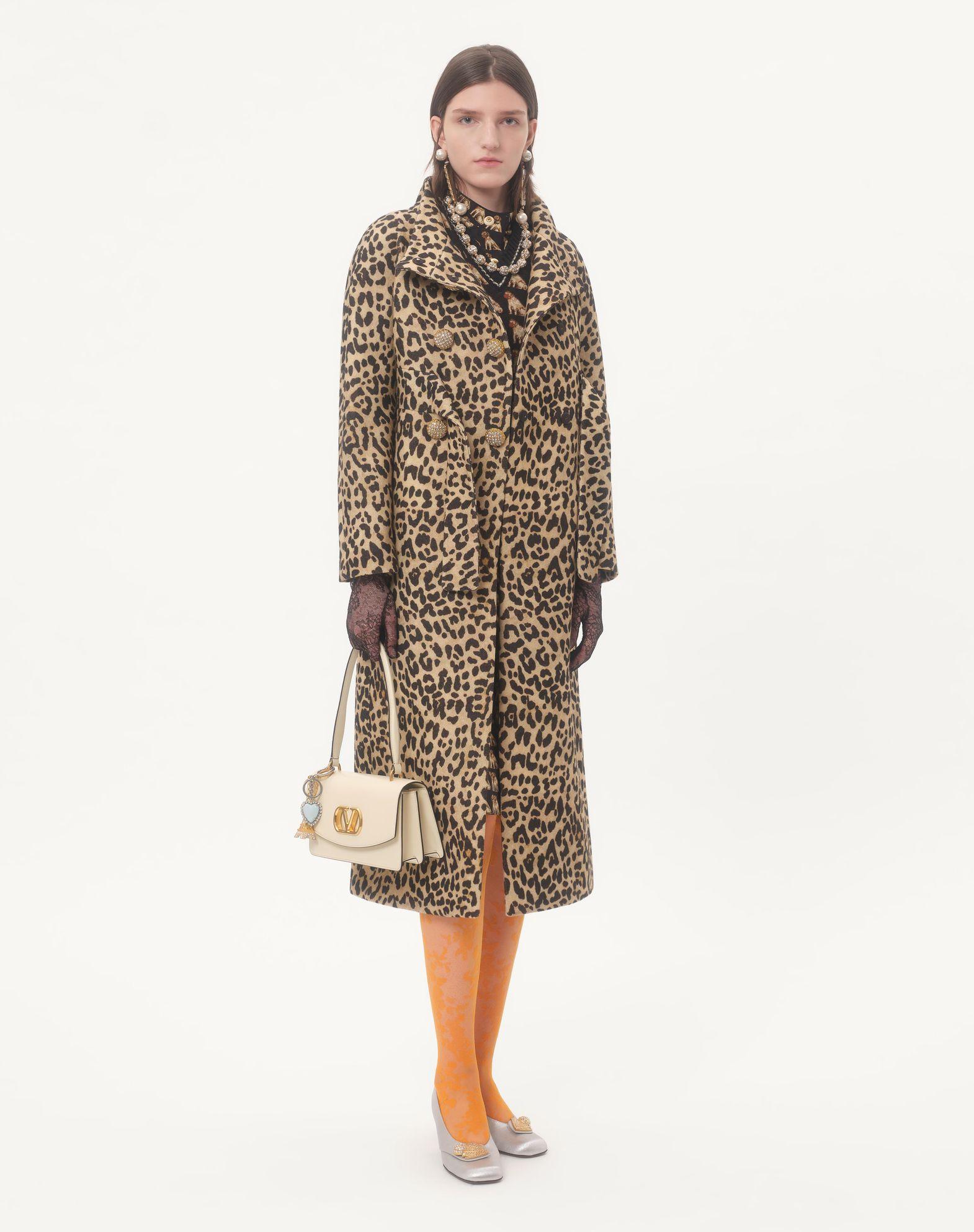 Cloth Coat In Animalier Print Product Image