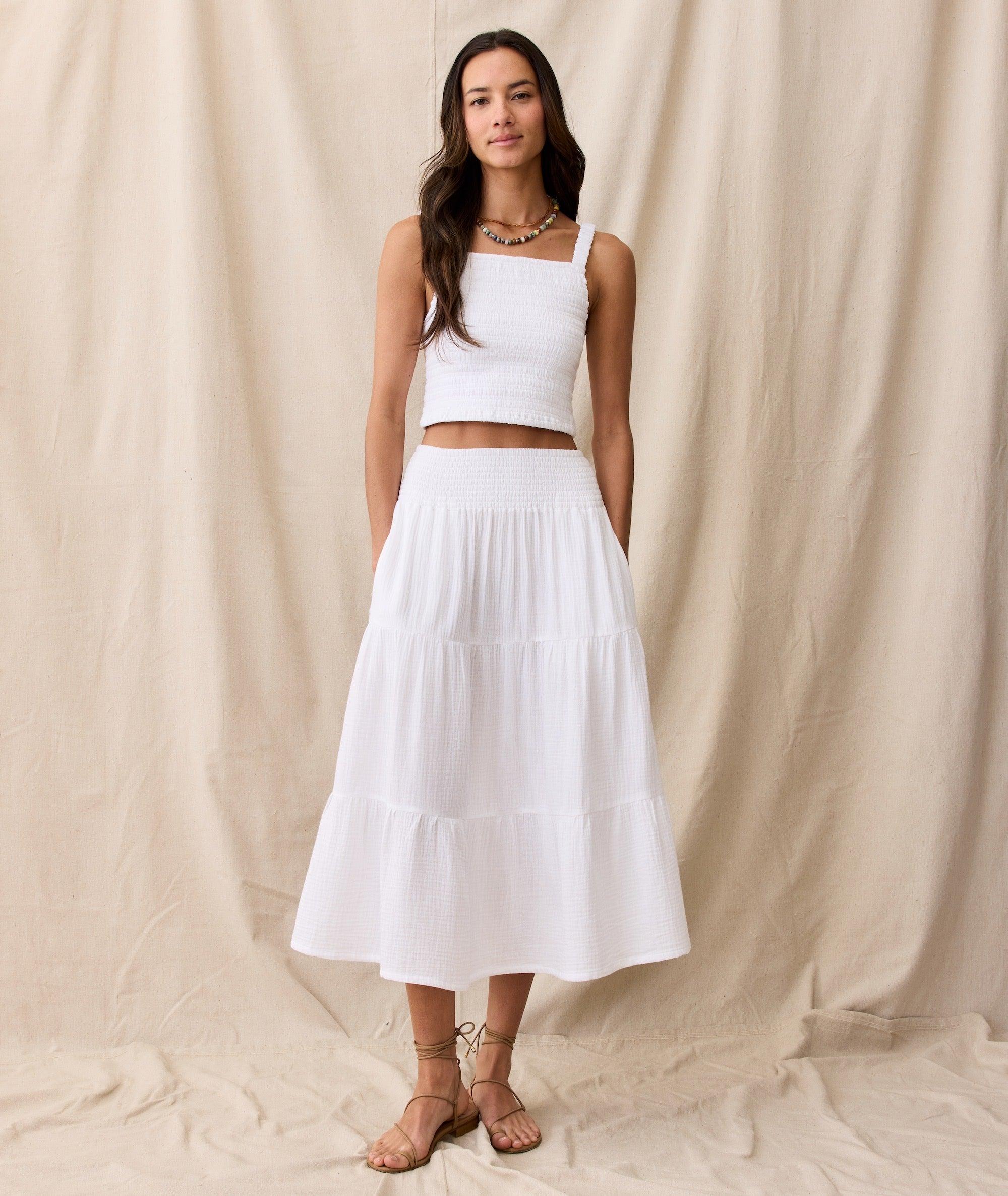 Corinne Double Cloth Maxi Skirt Product Image