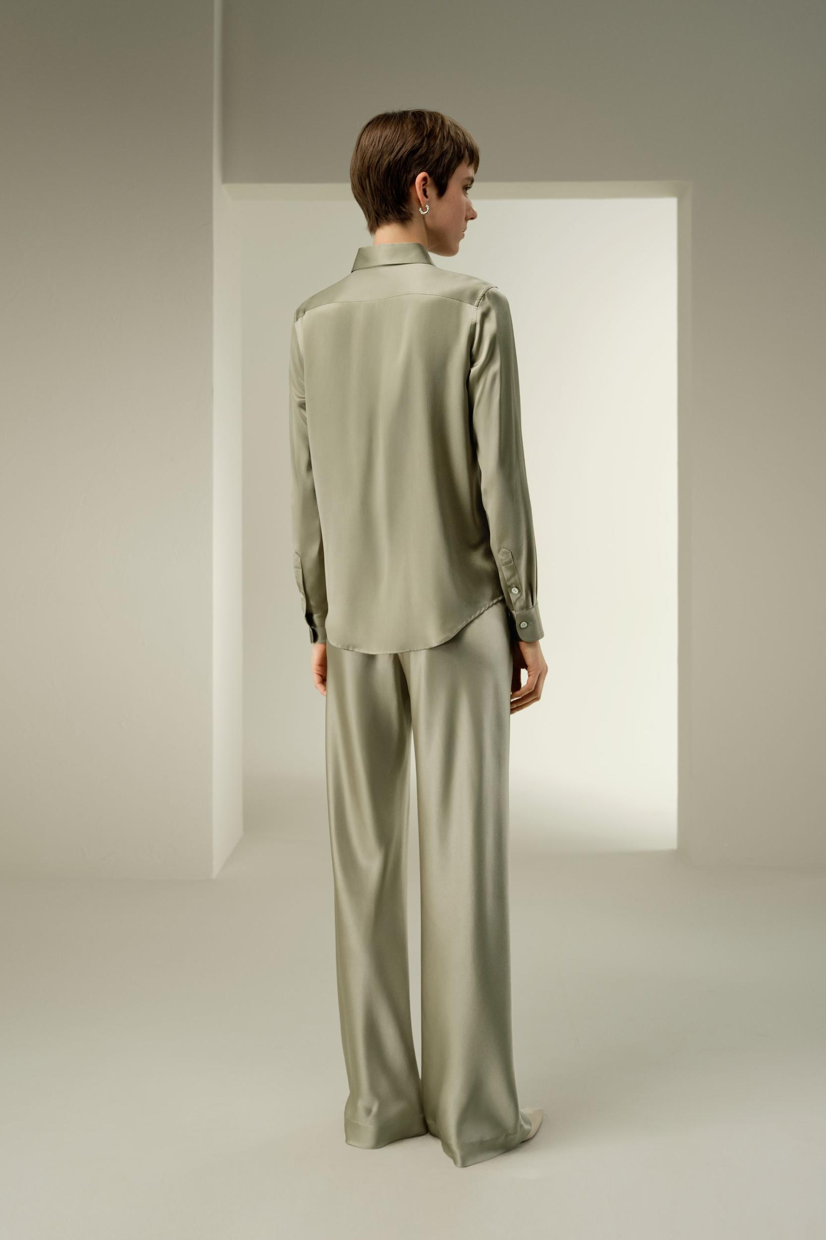 LILYSILK Silk Blouse Women - Burgundy 100% Silk - Versatile for All Occasions Tops S Product Image