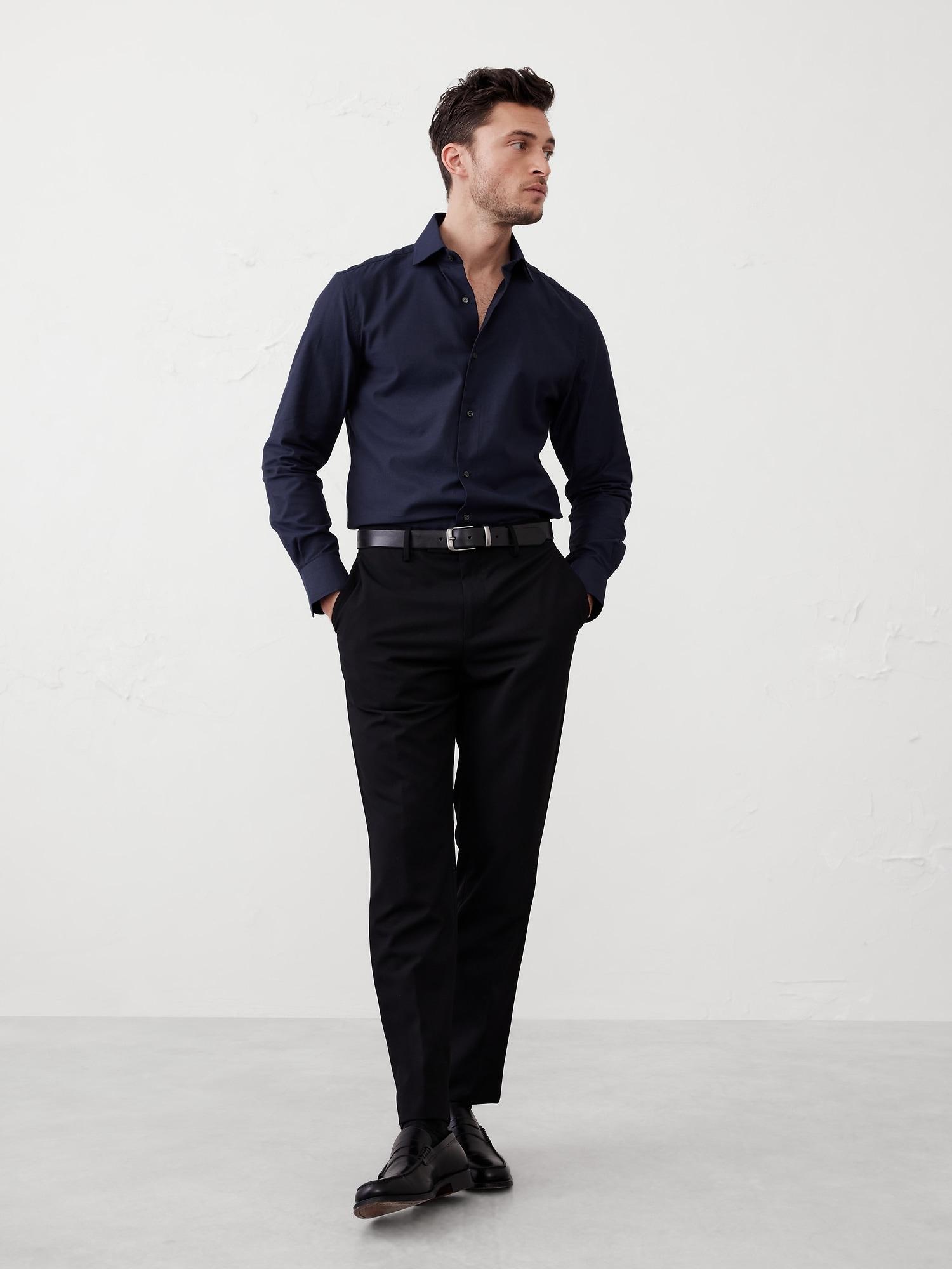 Slim Dobby Dress Shirt Product Image