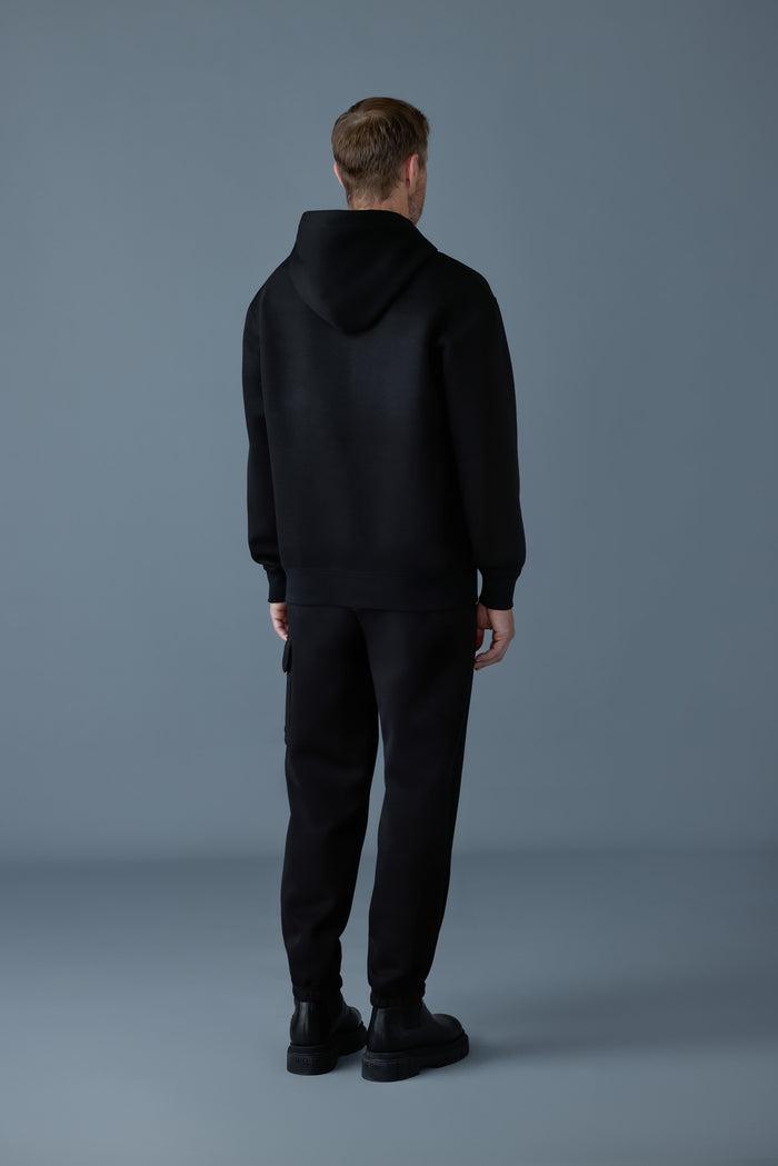 Mackage Krystian Double-Face Jersey Hoodie- Black Product Image