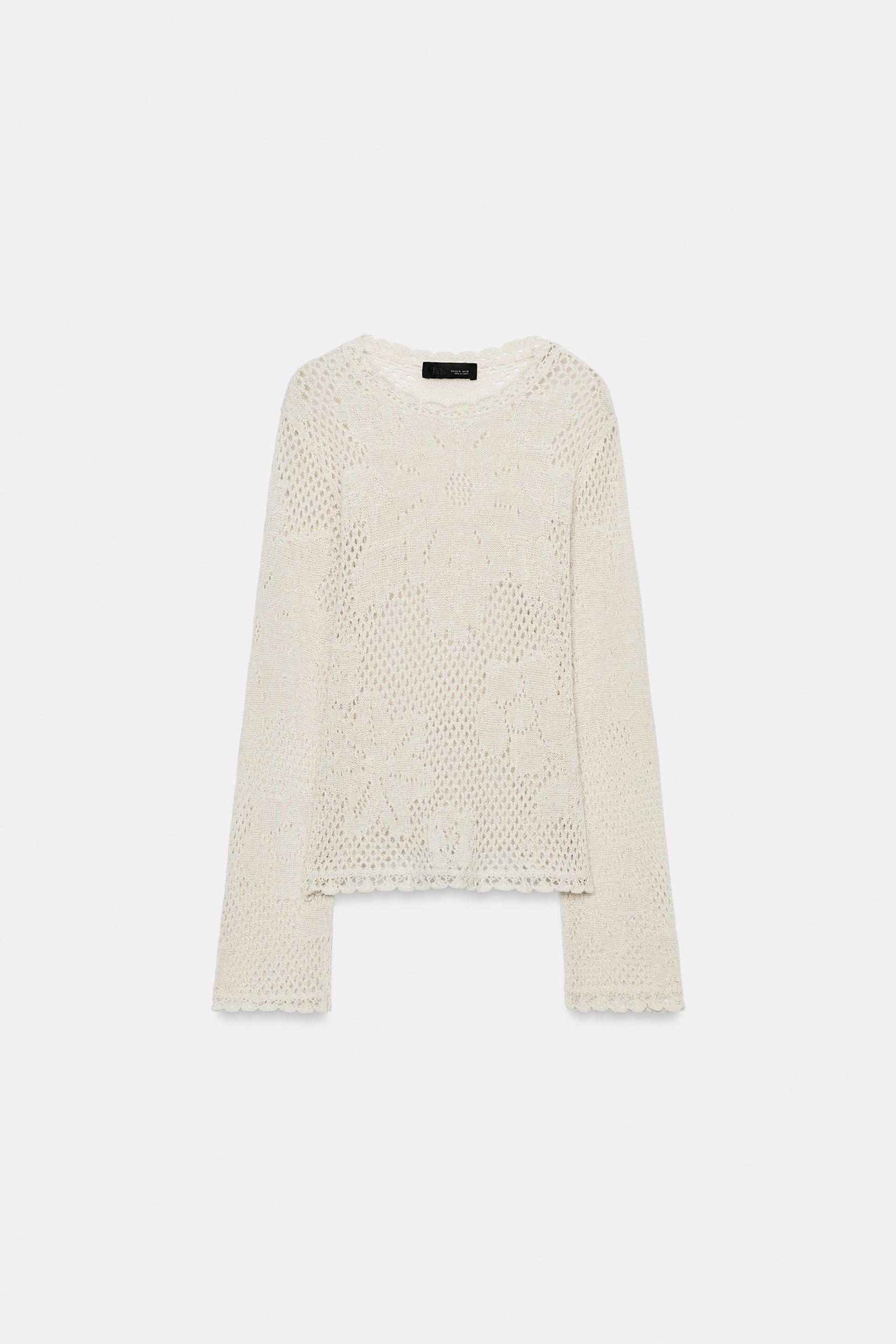 POINTELLE KNIT JUMPER Product Image
