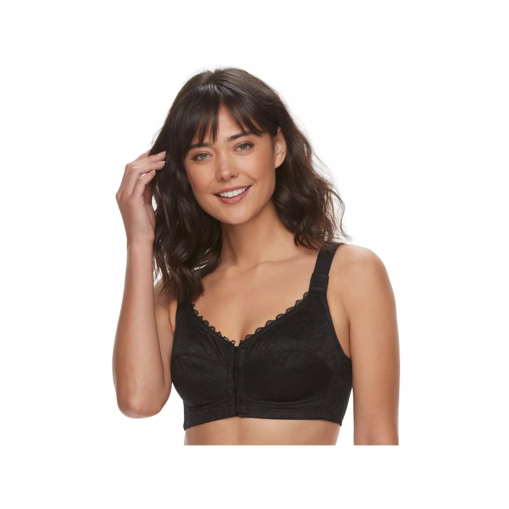 Lunaire Full Figure Front-Close Wireless Posture Bra 1628L, Women's,  Product Image