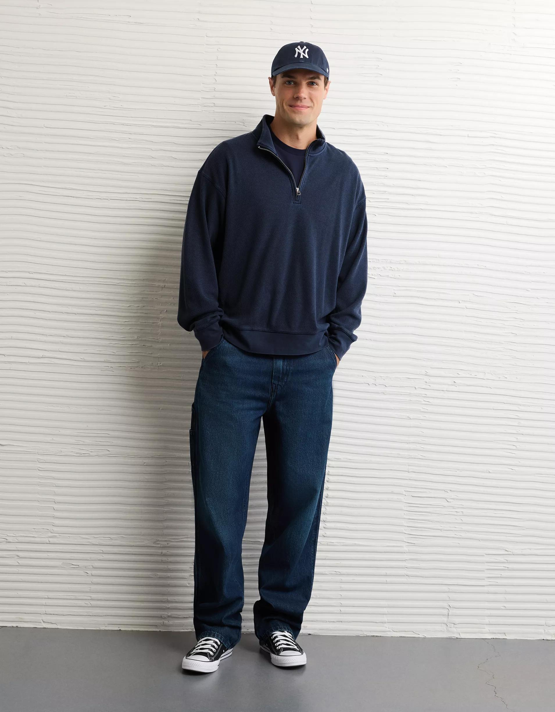 AE Boxy Quarter-Zip Thermal  Product Image