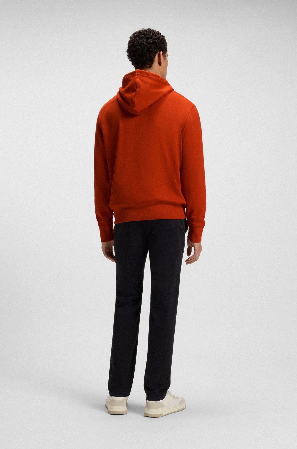 Relaxed-fit hoodie in cotton terry with large logo Product Image