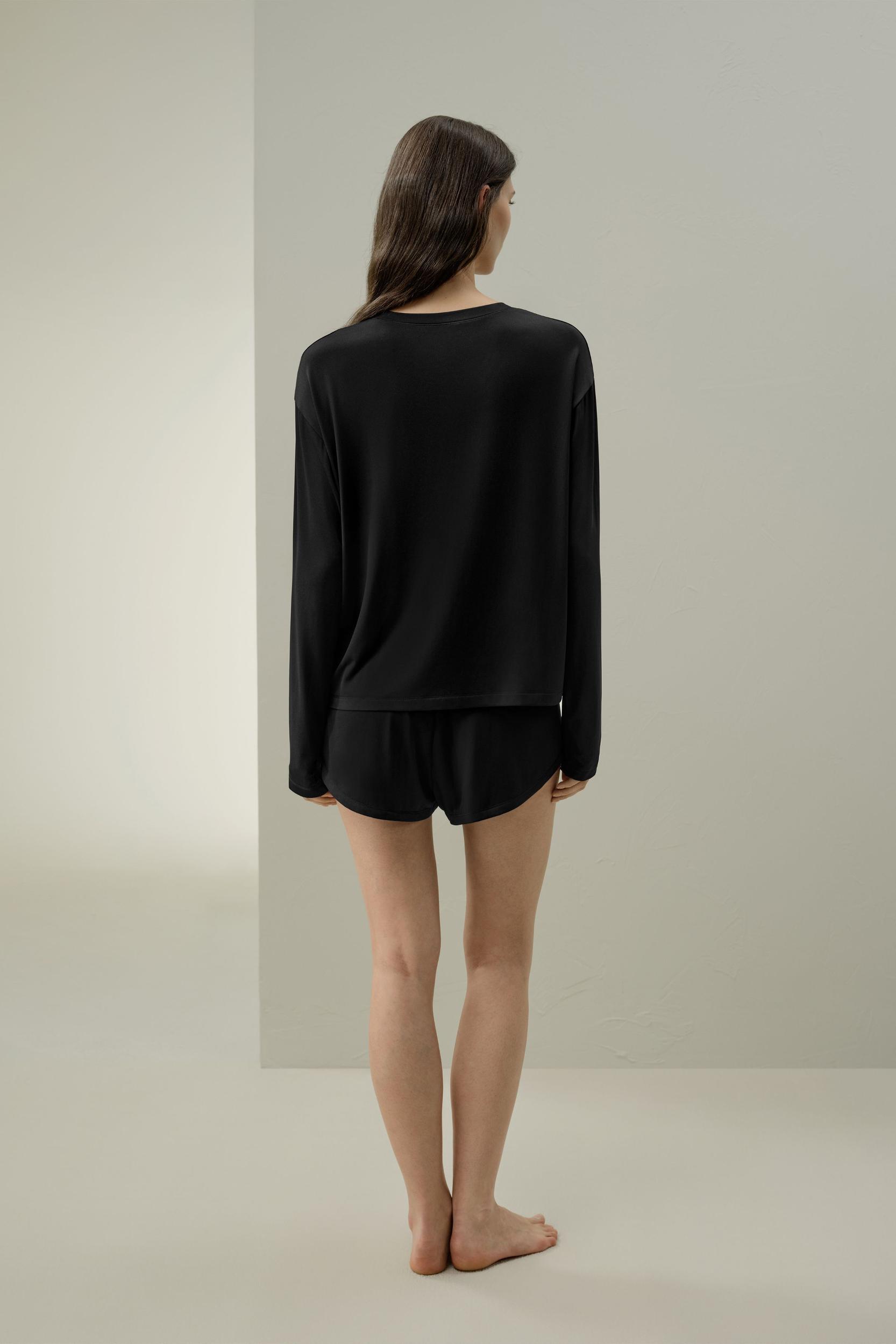 Silk Breeze Jersey Relaxed Lounge Top Product Image