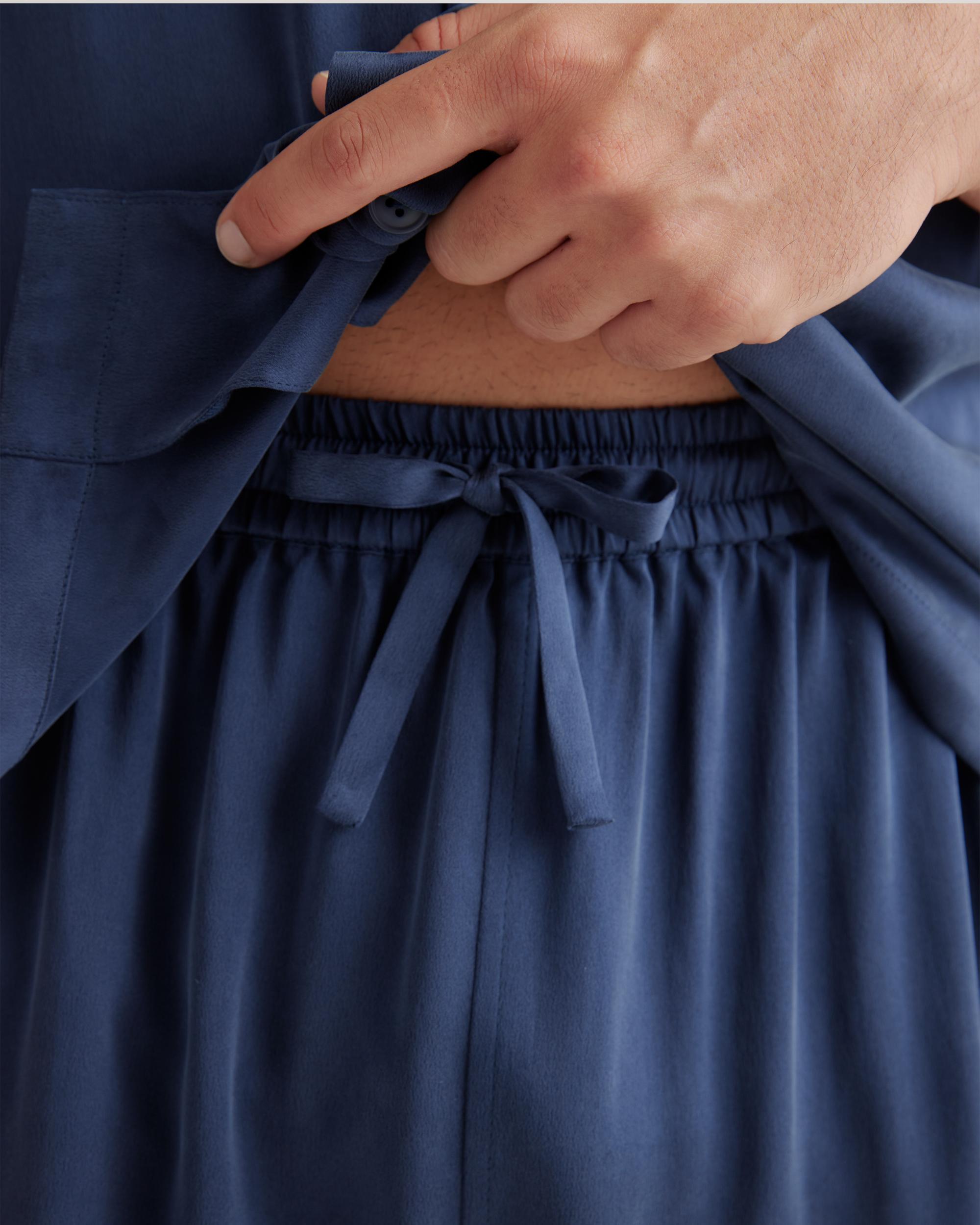 Quince | Men's Button Down Short Set Size XL, Silk Product Image