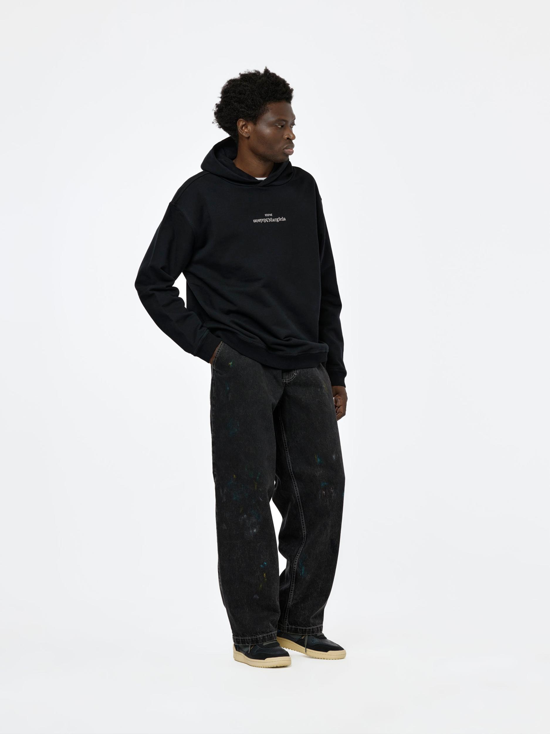 Embroidered Sweatshirt (Black) Product Image