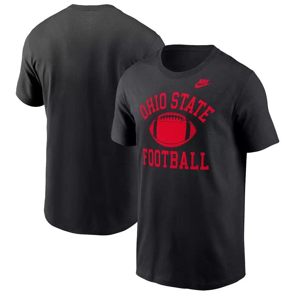 Men's Nike Black Ohio State Buckeyes Legacy Football Icon T-Shirt,  Product Image