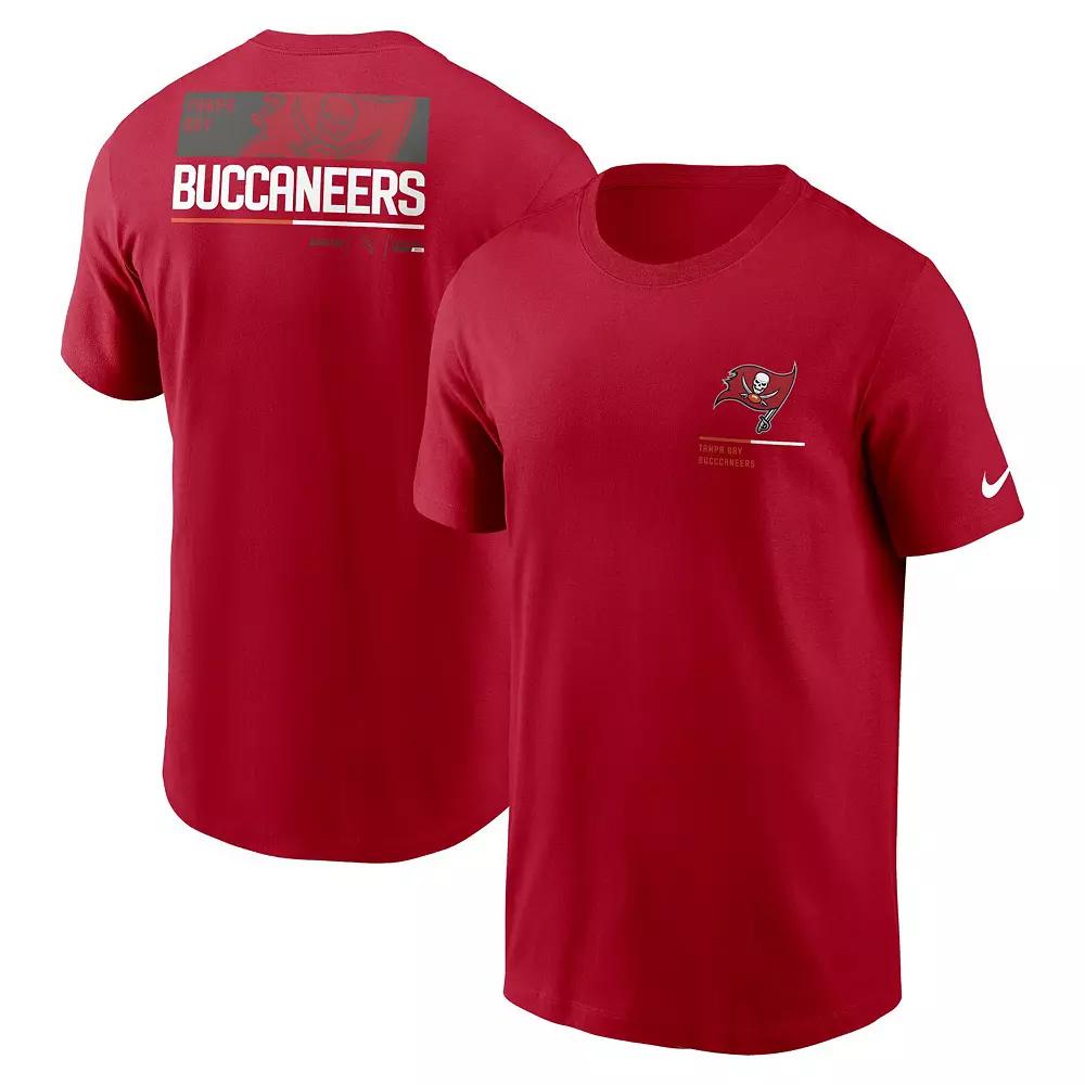 Men's Nike Red Tampa Bay Buccaneers Team Incline T-Shirt,  Product Image