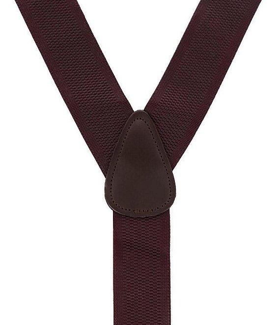 Trafalgar Classic Solid Color Convertible Suspenders Product Image