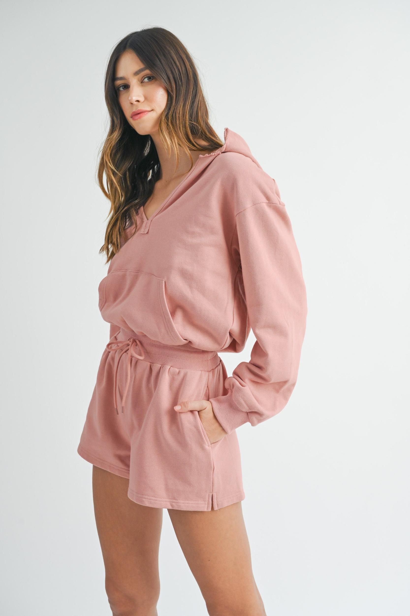 Cotton Hooded Romper Product Image