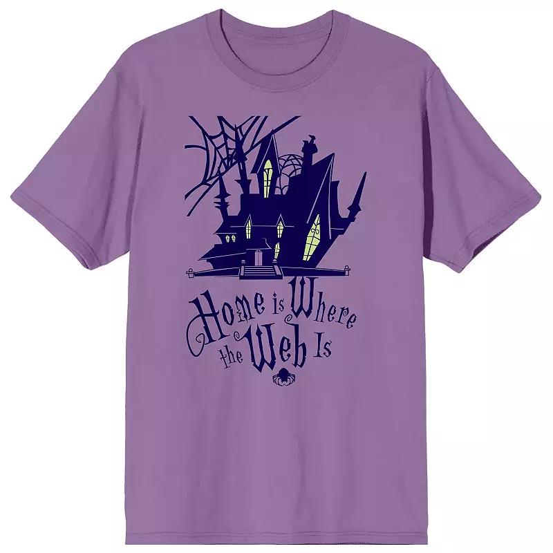 Men's Growing Up Creepie "Home Is Where The Web Is" Graphic Tee,  Product Image