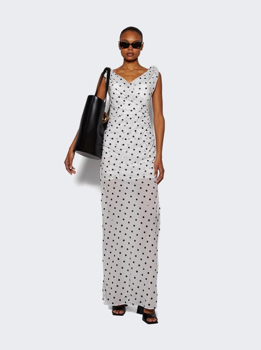 JACQUEMUS The Medium Bambola Asymmetric Leather Bucket Bag In Black 990 Product Image