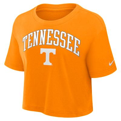 Women's North Carolina Athletic Prep Arch Jordan Brand Dri-FIT College Cropped T-Shirt Product Image