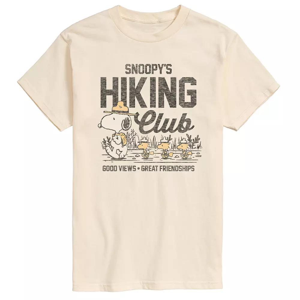 Men's Peanuts Snoopy Hiking Club Graphic Tee,  Product Image