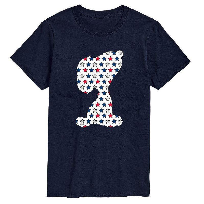 Men's Peanuts Snoopy USA Stars Tee,  Product Image