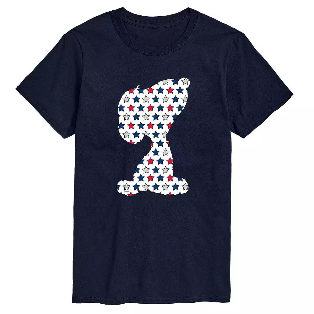 Men's Peanuts Snoopy USA Stars Tee,  Product Image