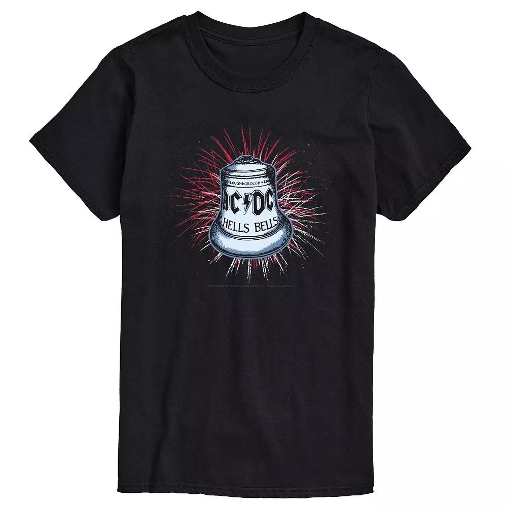 Men's ACDC Hells Bells Fireworks Graphic Tee,  Product Image