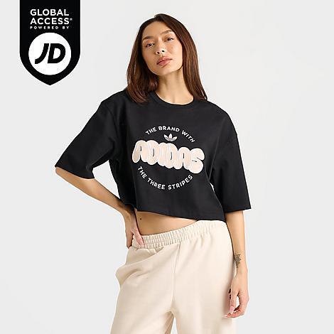 Womens adidas Originals Bubble Crop T-Shirt Product Image