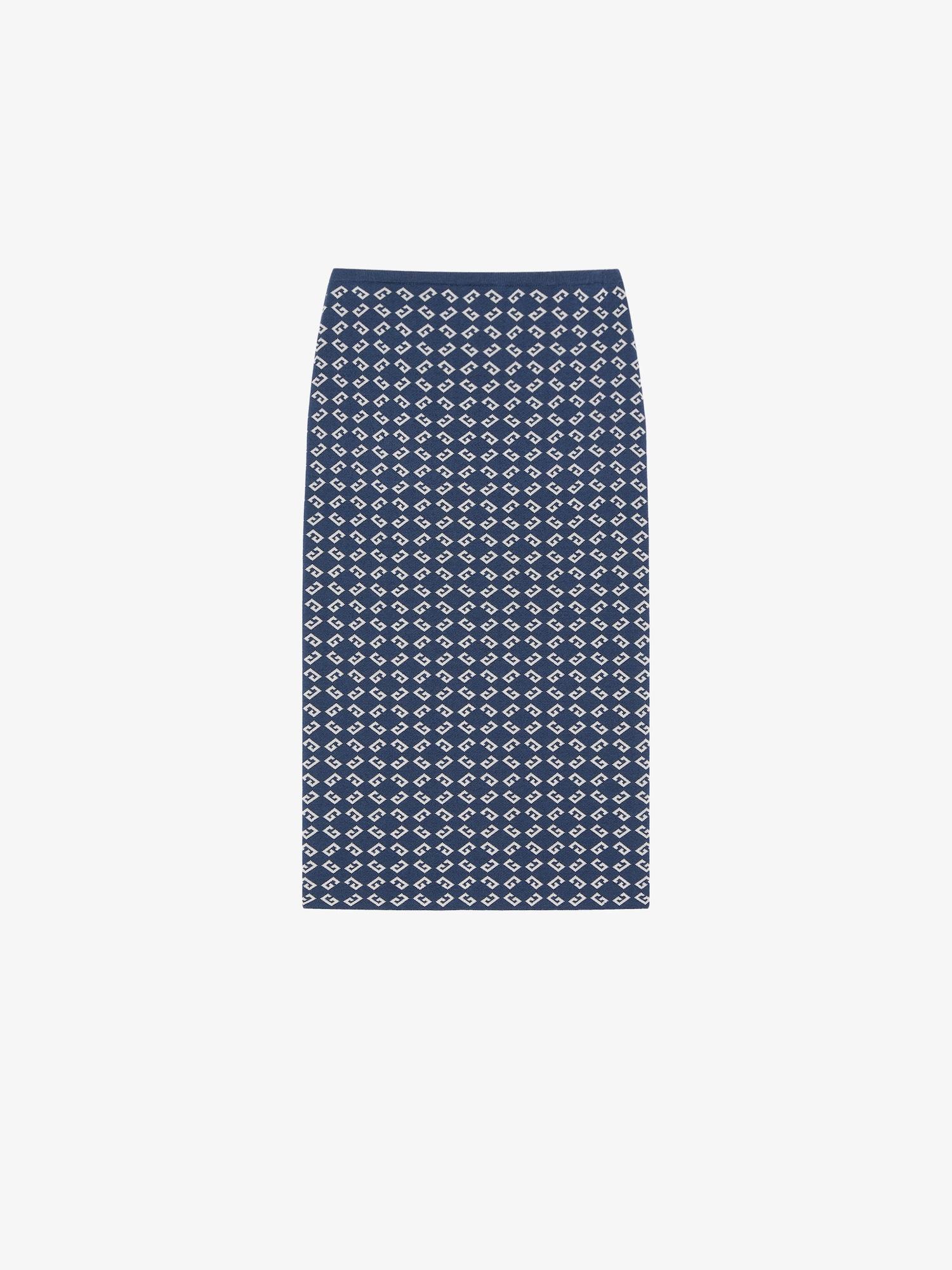 Skirt in monogram 72 jacquard Product Image