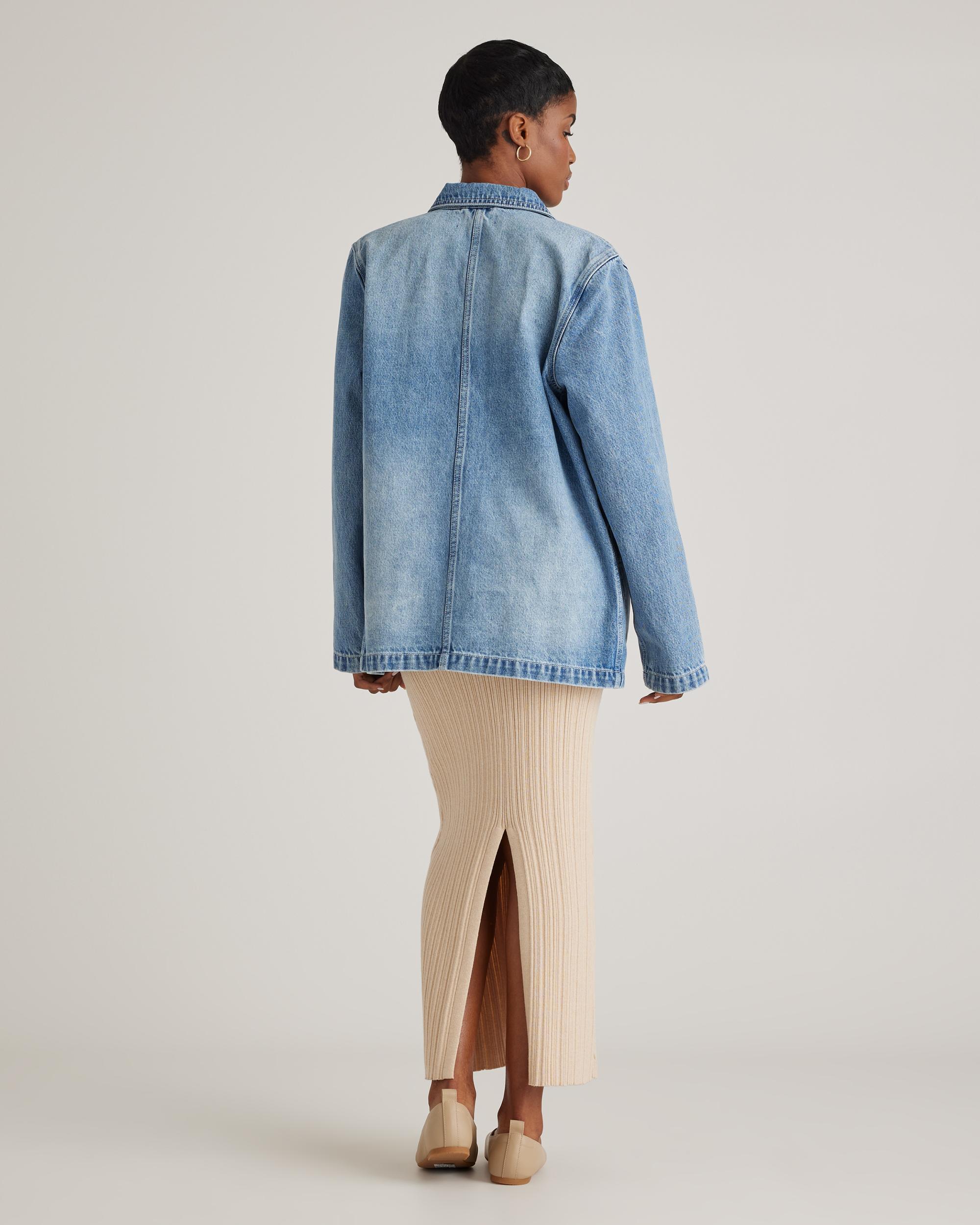 Quince | Women's Denim Chore Jacket Organic Cotton Product Image