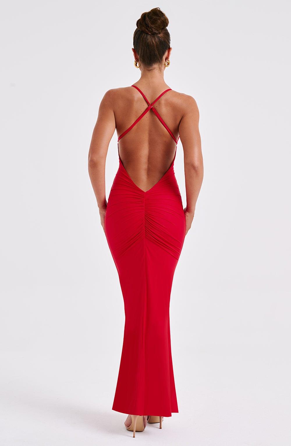 Zelda Maxi Dress - Red Product Image