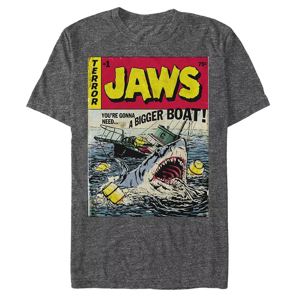 Men's Jaws Comic Book Cover Graphic Tee,  Product Image