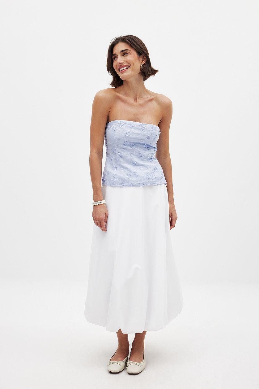 Embroidered Bandeau Top Product Image