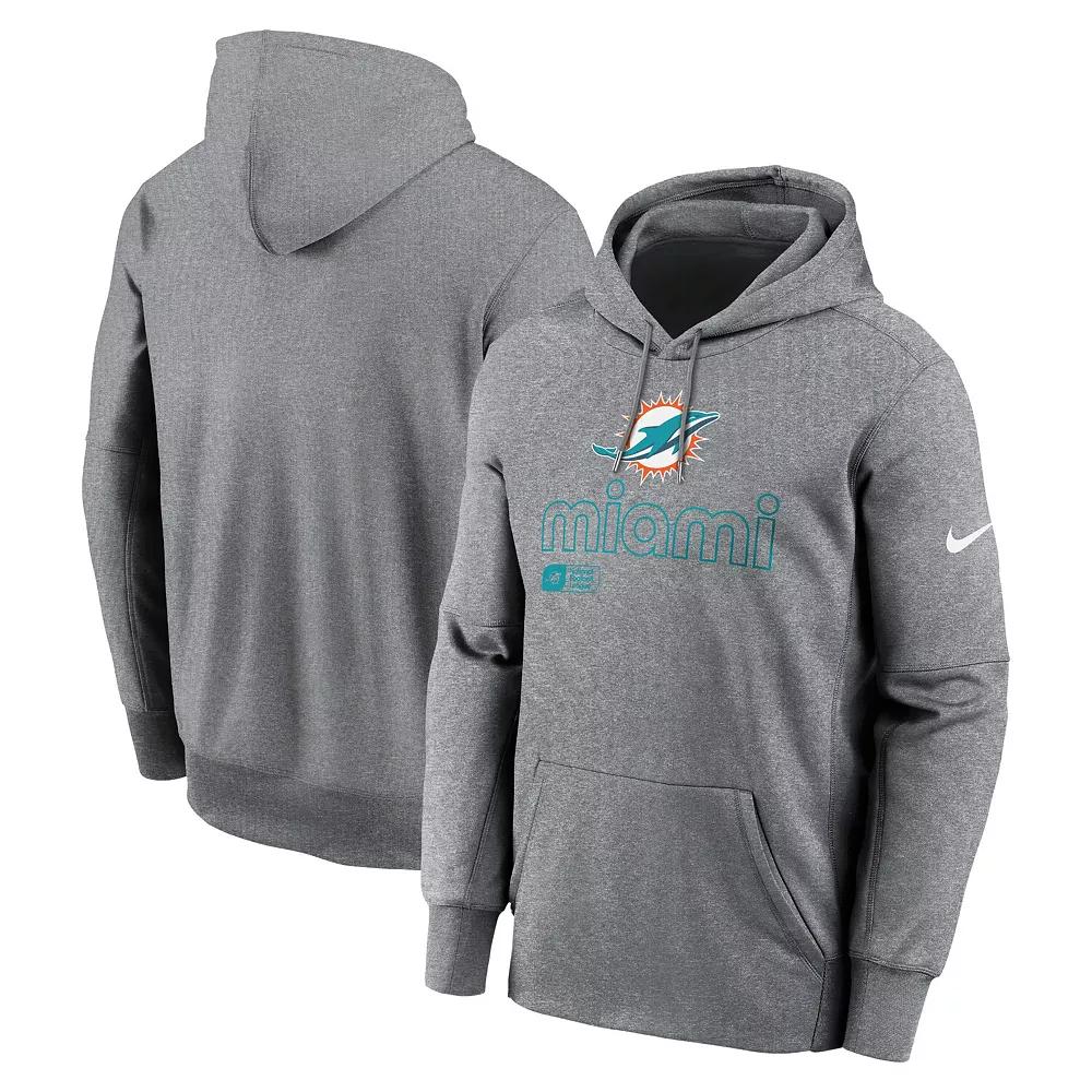 Men's Nike Heather Gray Cleveland Browns Performance Pullover Hoodie,  Product Image