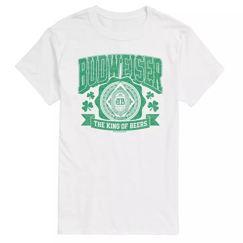 Big & Tall Budweiser St. Patrick's Day Graphic Tee, Men's,  Product Image