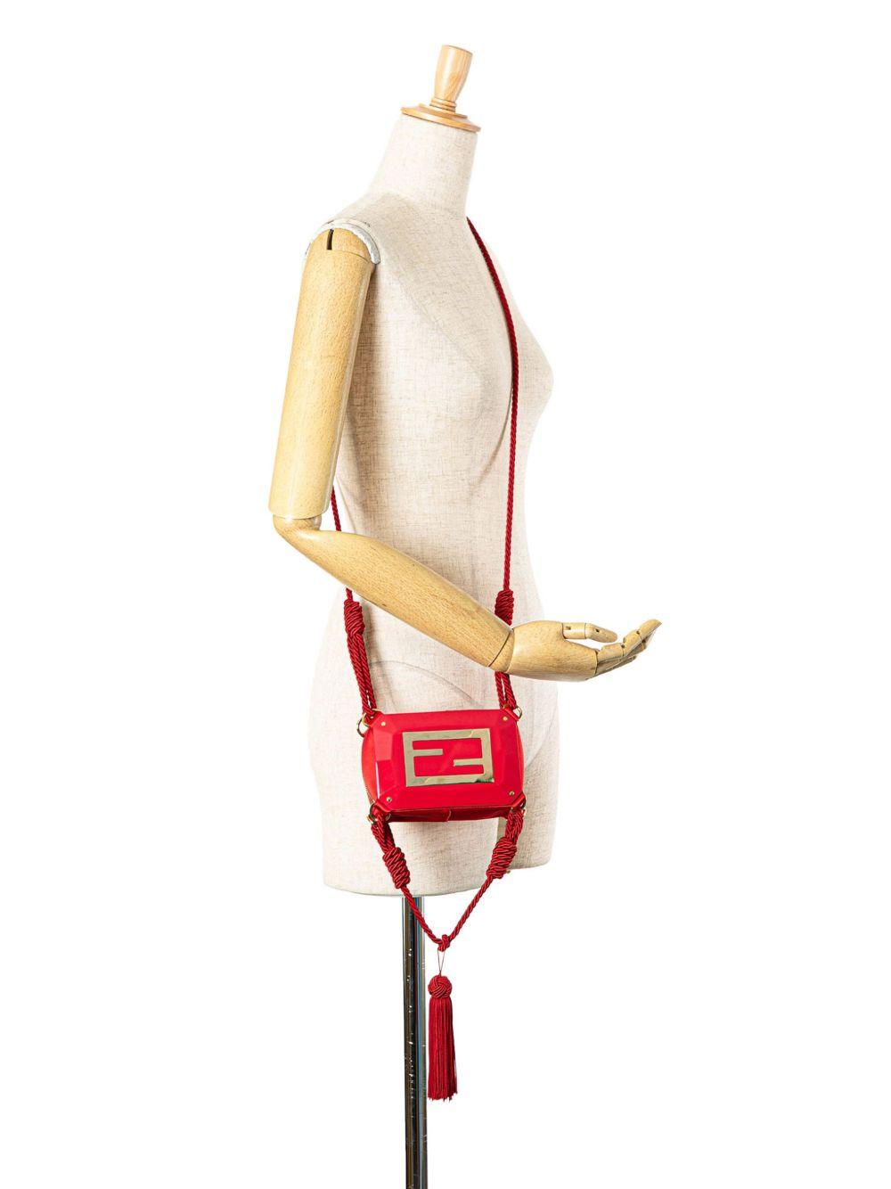 2010-2024 Mini FF PVC Satin Tassel crossbody bag Product Image