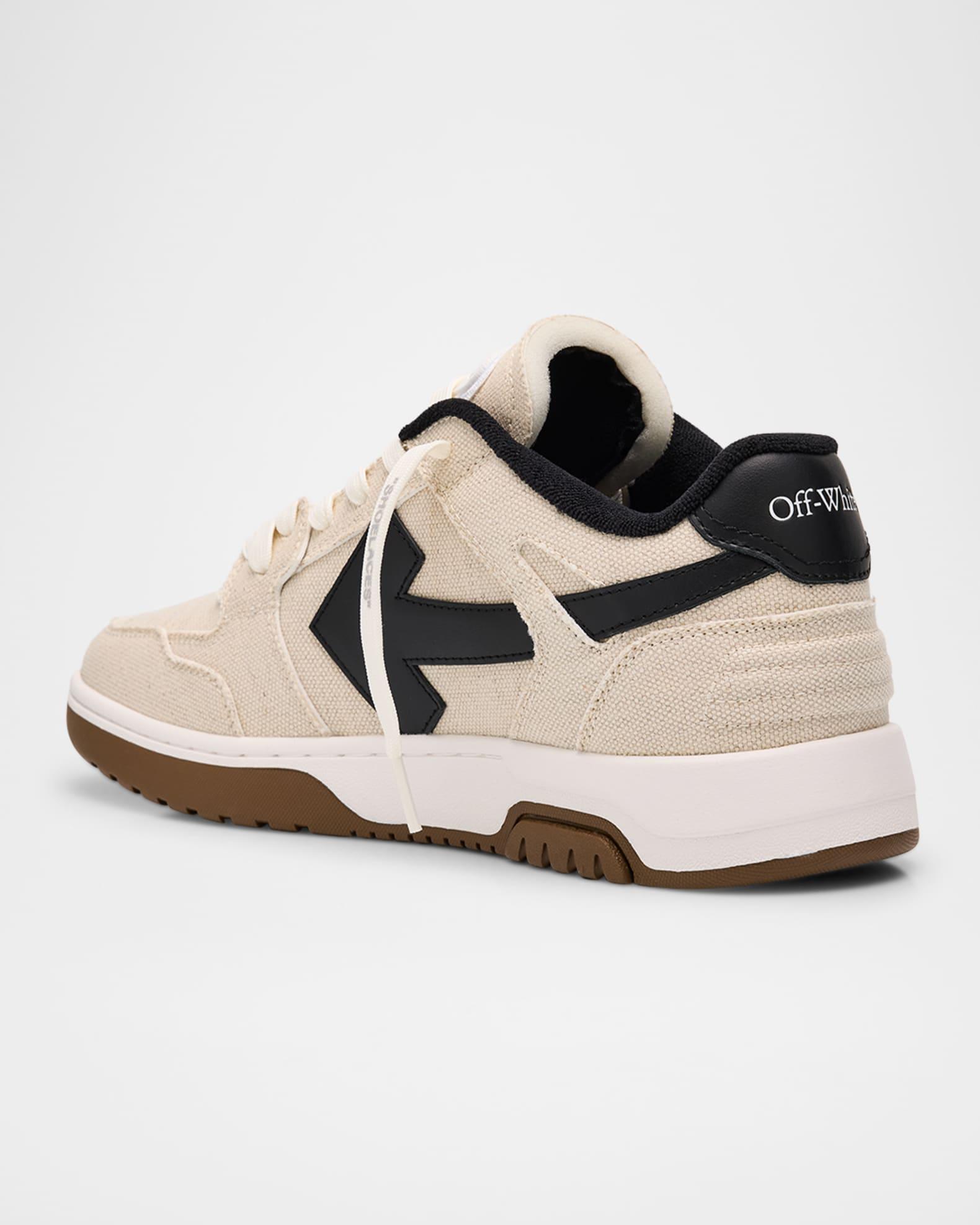 Men's Slim Out Of Office Canvas and Leather Sneakers Product Image