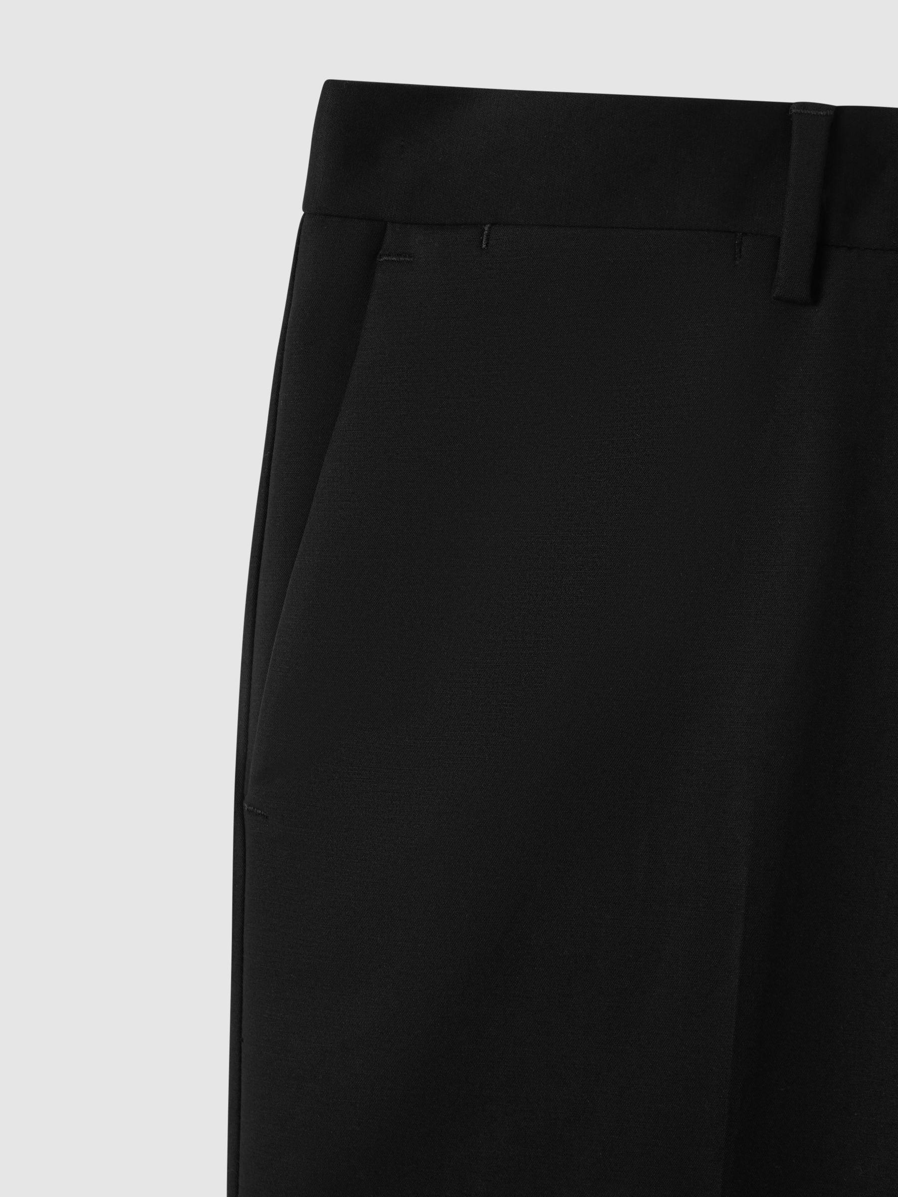 Cotton Blend Chinos in Black Product Image