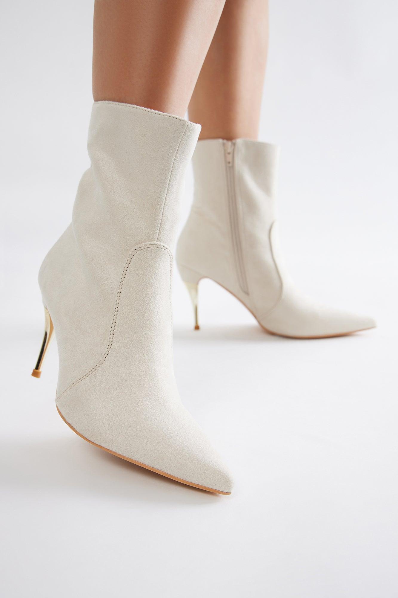 Royce Booties - Cream Product Image