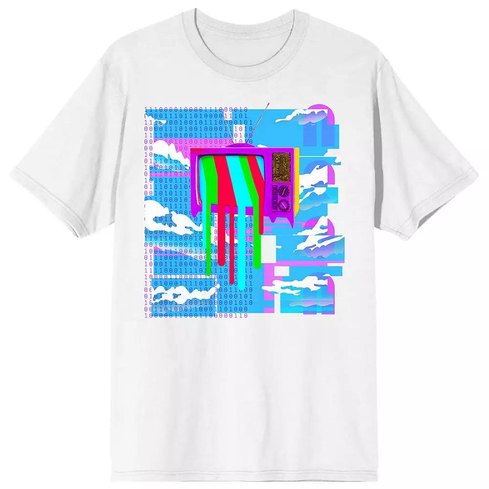 Men's K Tech Y2K TV Screen Glitch Tee,  Product Image